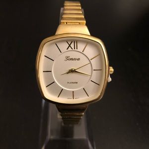 Geneva Women Watch Stainless Quartz Vintage Gold Color Brand New For Women’s